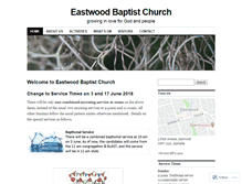 Tablet Screenshot of eastwoodbaptist.org.au